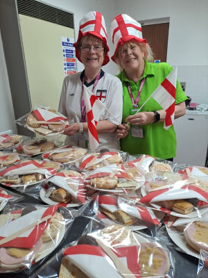 Mavis Maughan and Tracey Tough from Asda Boldon and Asda South Shields